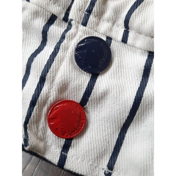 The Heritage by America Warriors Baseball 1776 Denim Jacket/Jersey Size M. Nice - Picture 6 of 13